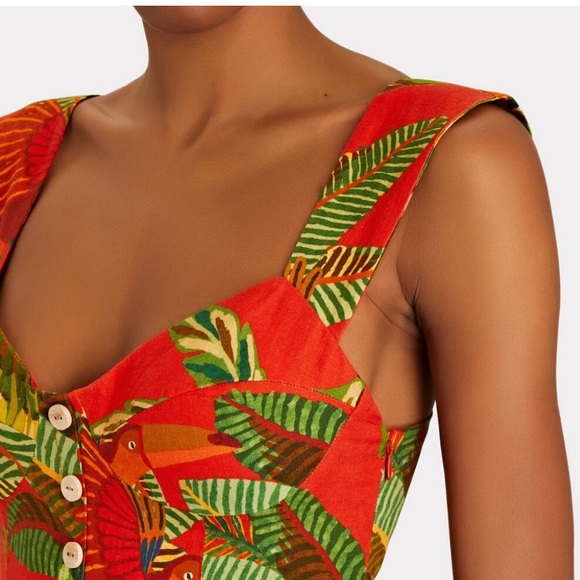 FARM Rio Red Tropical Mini Dress - Picture 11 of 16